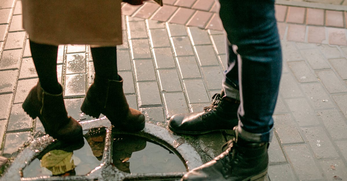 10 day quarantine when Leaving California [closed] - Person in Black Leather Boots Standing on Brick Floor