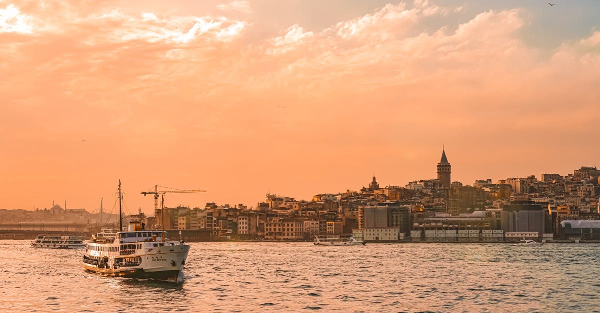 12 hour stopover in Istanbul (Atatürk) - A Ferry Boat in the Bosphorus Strait