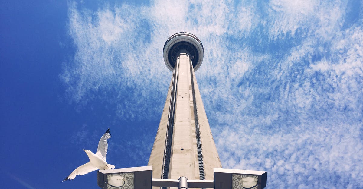 1.5hr connecting flight in Toronto - High-angle Photography of Gray Tower