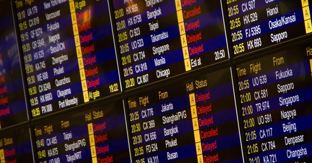 1.5hr connecting flight in Toronto - Flight Schedule Screen Turned on