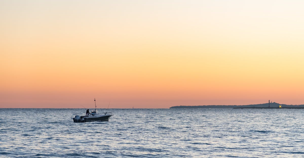 24 hour visa free transit at Shanghai - White Boat on Sea during Sunset