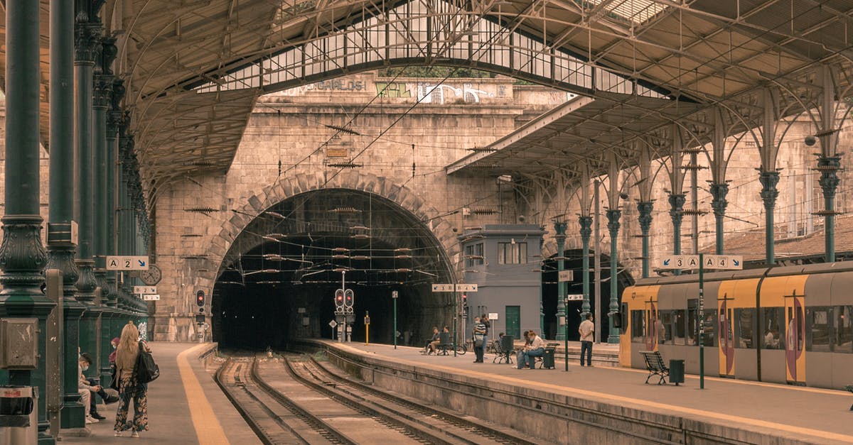 660 euro for portugal visa - People Walking on Train Station