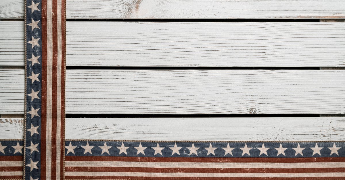 90 day visa waiver for the US want to re-enter shortly after for a few days - Crossed American flags on fence 90 day visa waiver for the US want to re-enter shortly after for a few days - Crossed American flags on fence