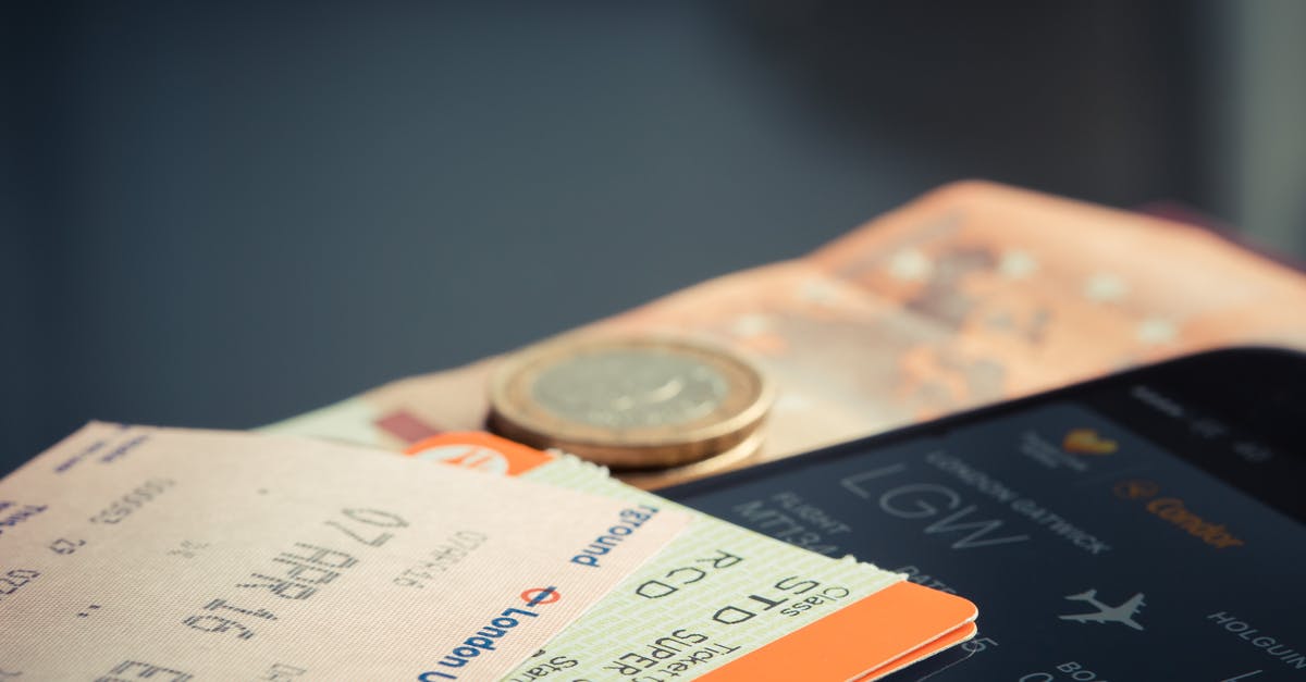 A ticket or a receipt? - Orange and Green Label Airplane Ticket