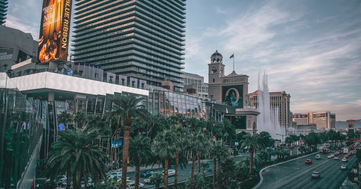 A website to select just hotels on the Strip in Las Vegas? - Cars on Road Near Buildings