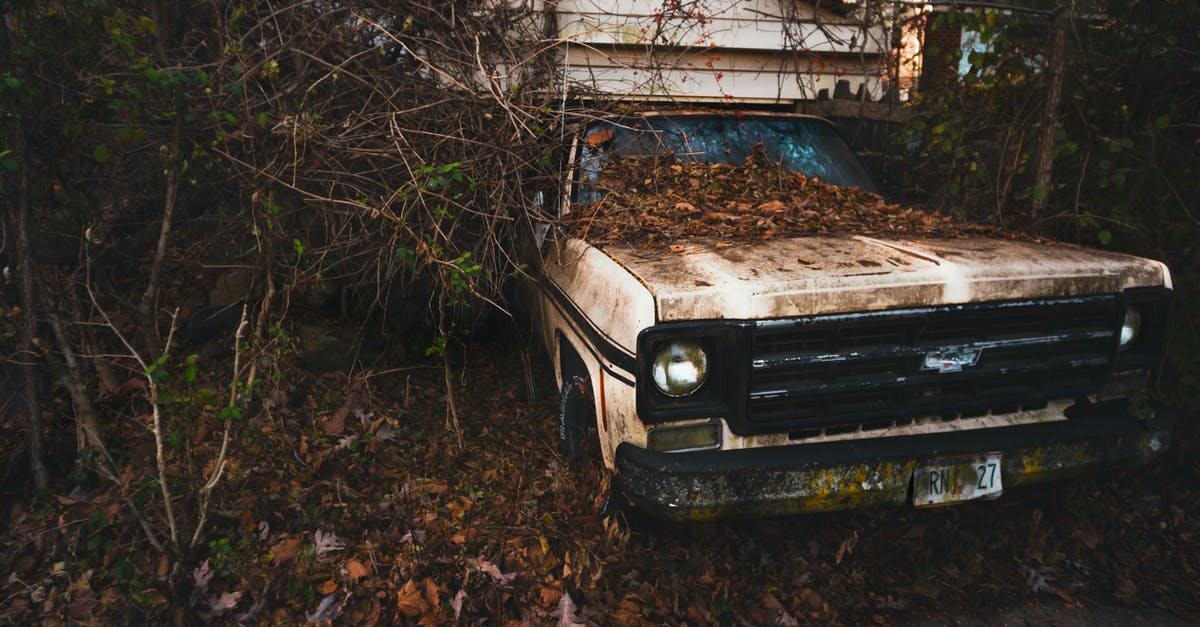 Abandon an EU registered car outside of the EU - Photo Of An Abandoned Car