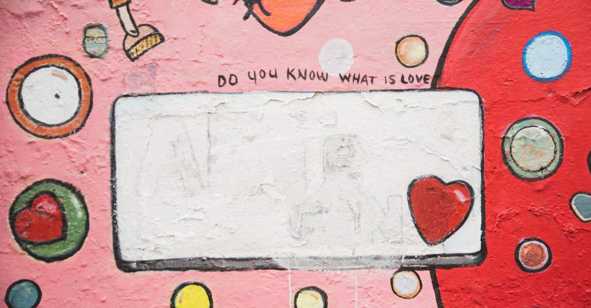 About the reference title in the Videx form (Germany visa) - Old graffiti wall with hearts and bright spots