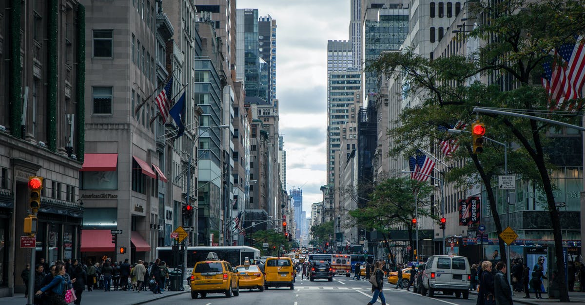 About travelling Canada to USA by Bus - City Street Photo