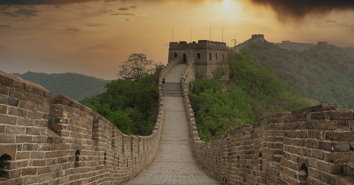 Access the less touristy Great Wall areas near Beijing - Brown Brick Wall Near Green Trees