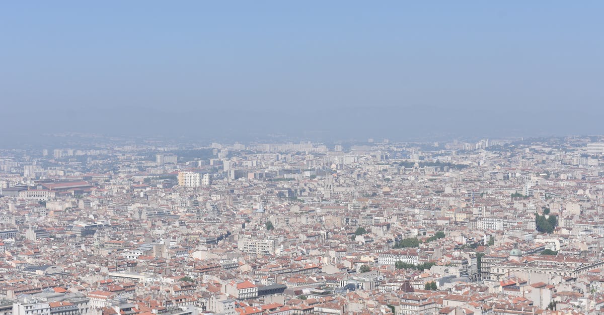 accessibility to Marseille from other parts of France - Aerial Photography of a City