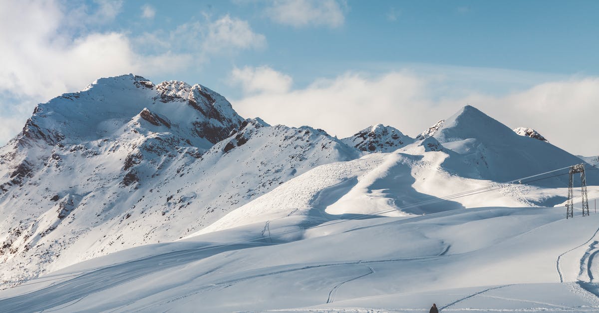 Accurate hiking maps of Austria - Person Walking On Snow Mountain