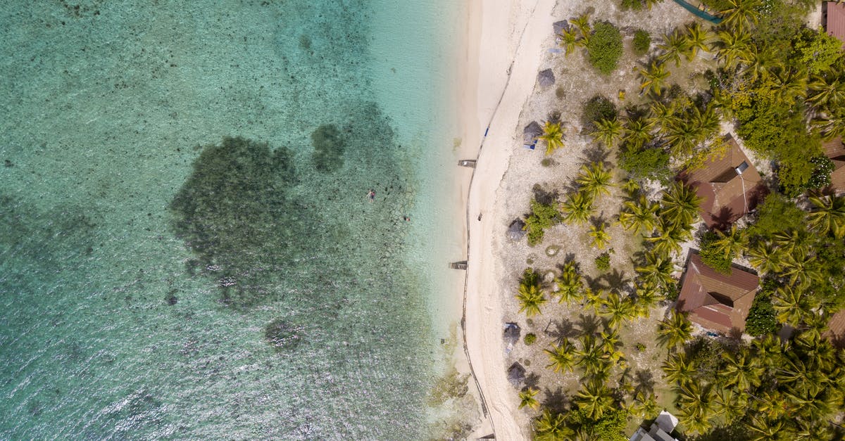 Acquiring AUD traveller's cheques for Tuvalu in Fiji - Aerial View Of Beach And Huts