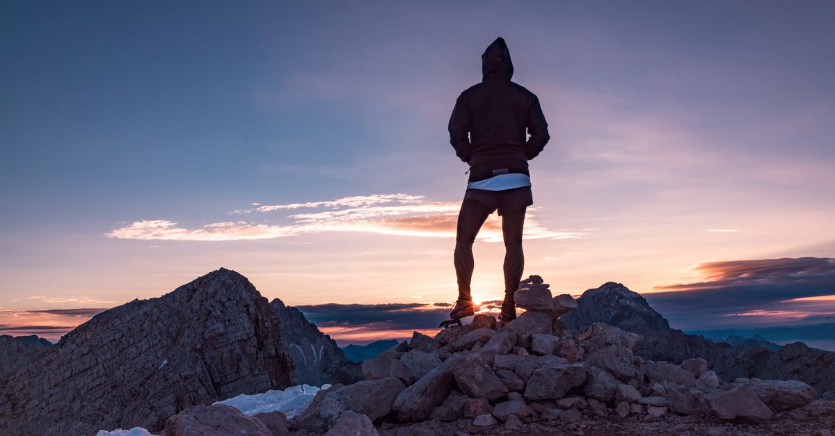 Adventure sports in Germany [closed] - Person Standing on Rock Formation during Golden Hour