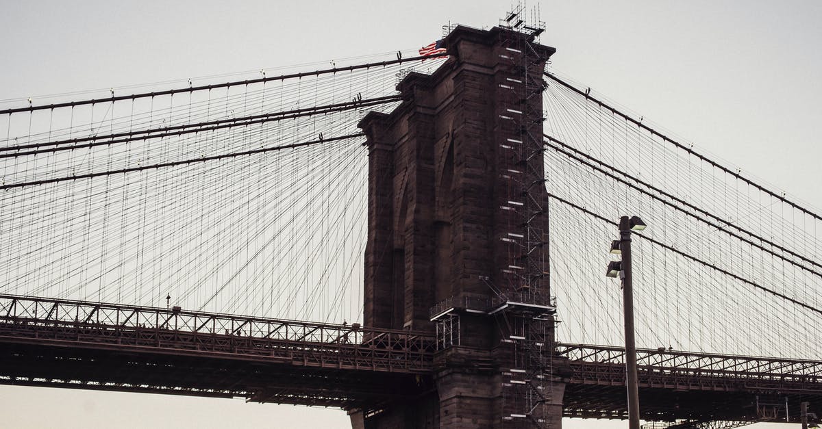 Affordable way to visit USA from UK? [closed] - Old brick bridge against clear sky