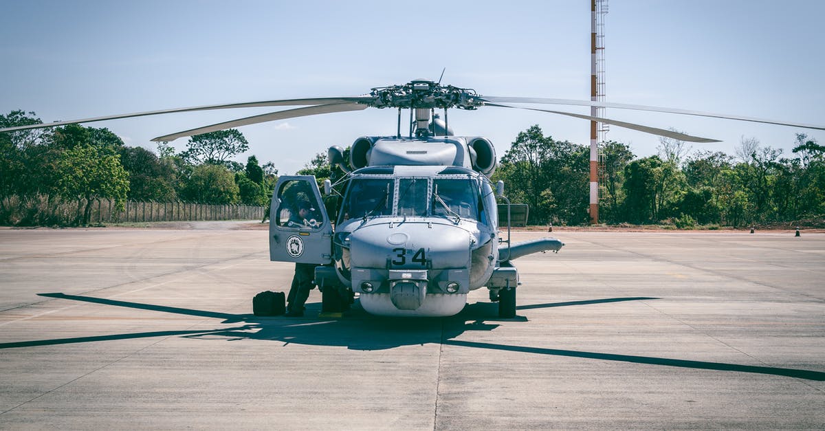 Air China number of bags Spain to Brazil - Gray Helicopter