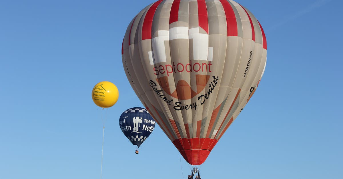 Air travel in Canada with a medical implant - Red Blue and Yellow Hot Air Balloon