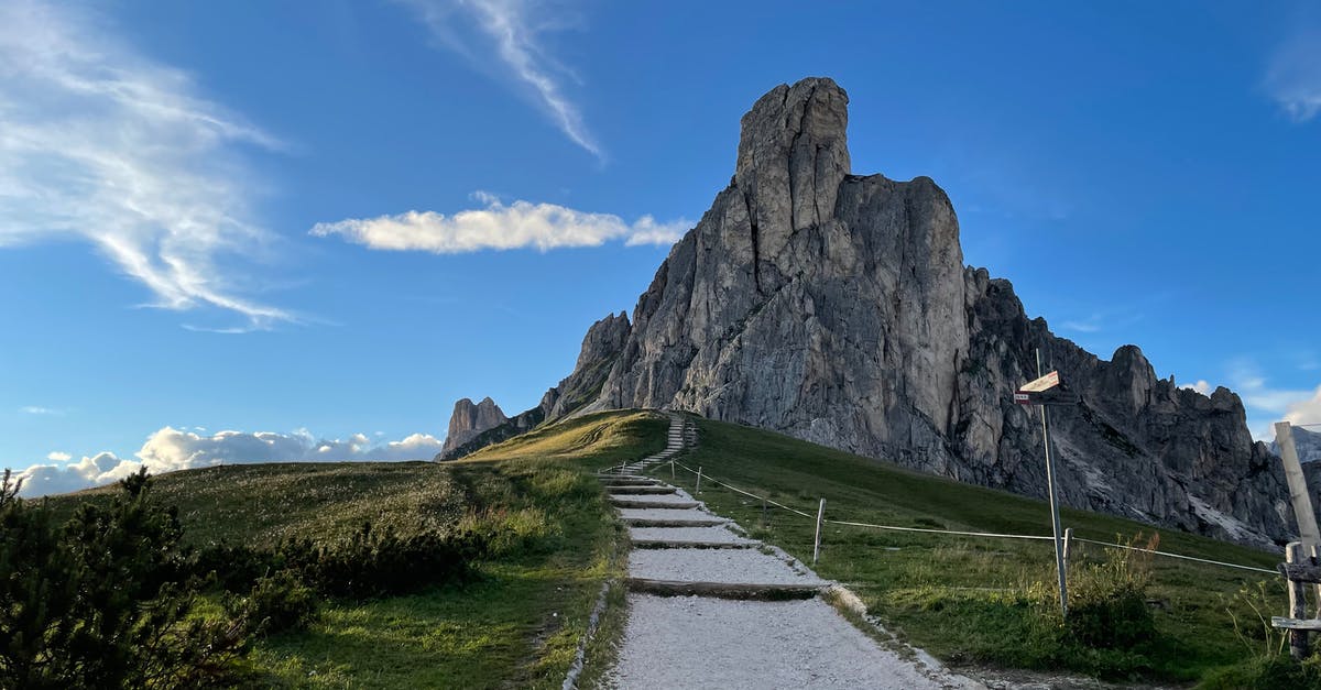 Albania to Italy with interrail pass - 
A Pathway towards the Giau Pass