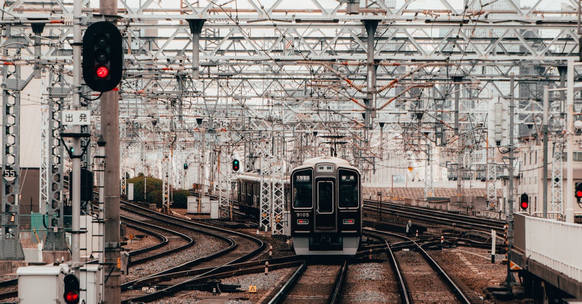 Alternative to trains in Japan - Black and Gray Train on Rail Tracks