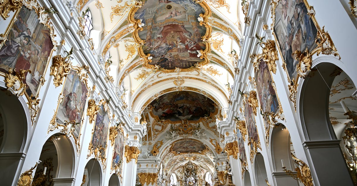 Am I allowed to do a six-week internship in Germany on a 'normal' Schengen visa? - Ceiling of Basilica of the Nativity of Our Lady Regensburg