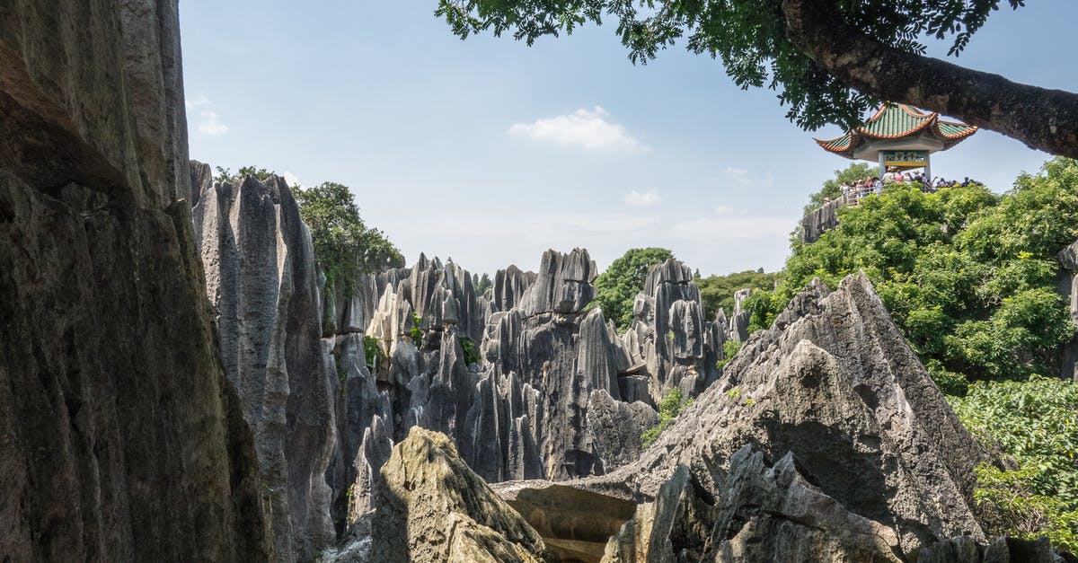 Am I allowed to travel without visa into China via transits? - Naigu Stone Forest in China