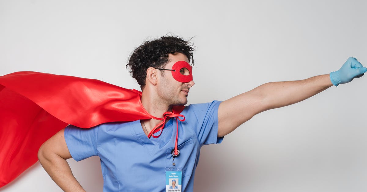 Am I OK with Euros in Cape Verde? - Brave doctor in flying superhero cape with fist stretched