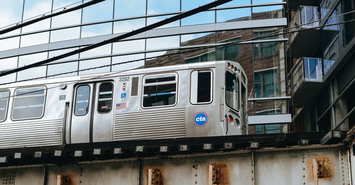 American Allowance in Schengen Area vs Having a Schengen Visa in Schengen area - Aged metal gray train driving on bridge near contemporary glass building in daytime