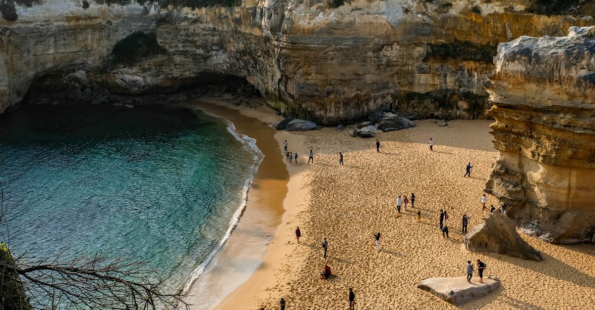 American TSA locks in Australia - People on Beach