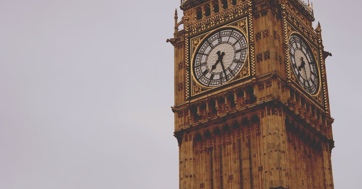Amount of time outside of UK before re-enter after visa expiration - Close Up Photo of Big Ben under Gloomy Sky 