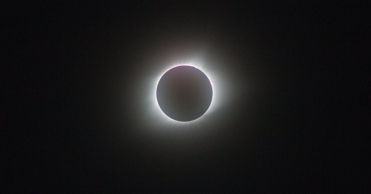 Annular Solar Eclipse - Adak Island, May 2012: Airfare help? - White Moon on Black Background