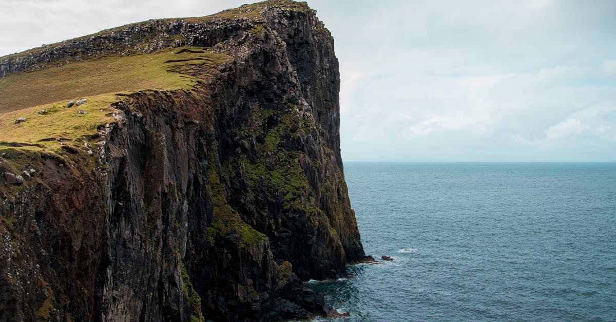 Any distinction between UK Visa sticker and UK Entry Clearance sticker? - Brown and Green Rock Formation Beside Body of Water