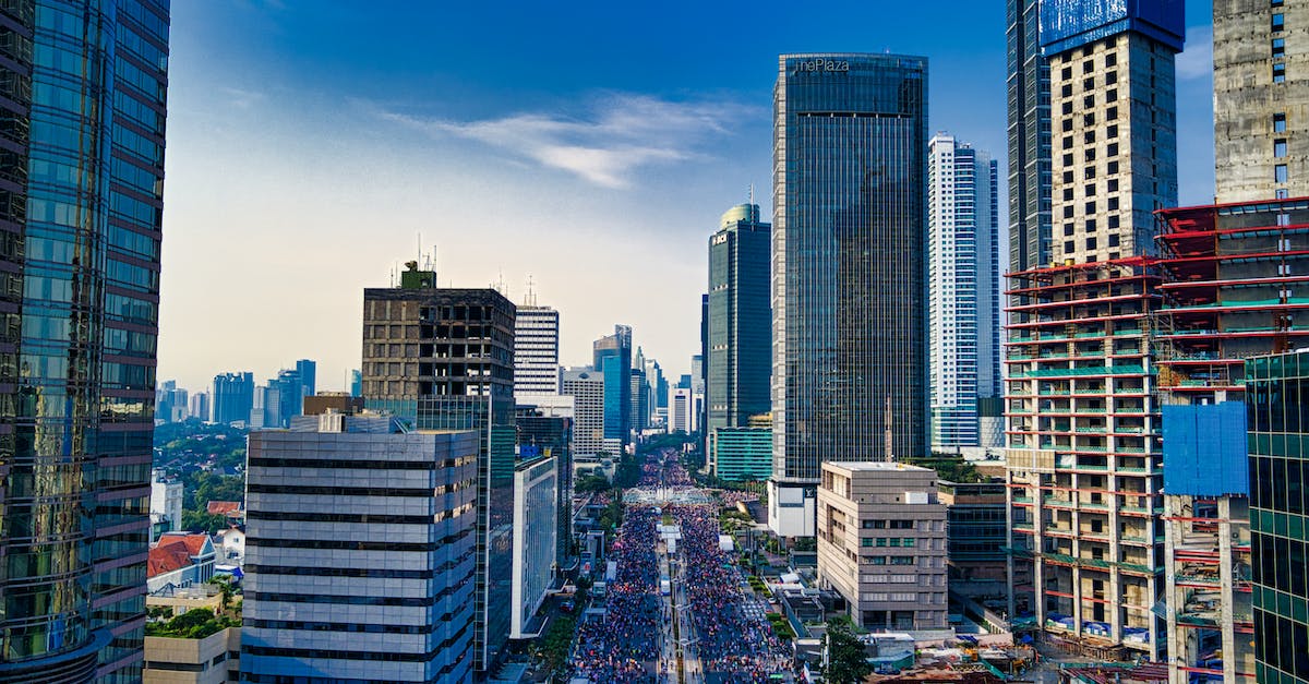 Apartments in Jakarta, Indonesia - Aerial View of Cityscape