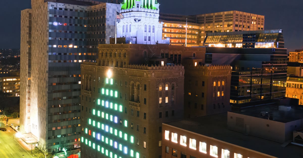 Applied for US B2 visa and don't want to continue - Brown Concrete Building during Night Time