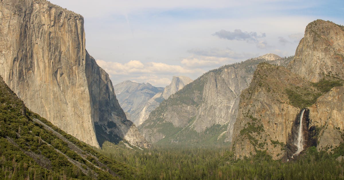 Applied for US B2 visa and don't want to continue - Free stock photo of el capitan, half dome, nature