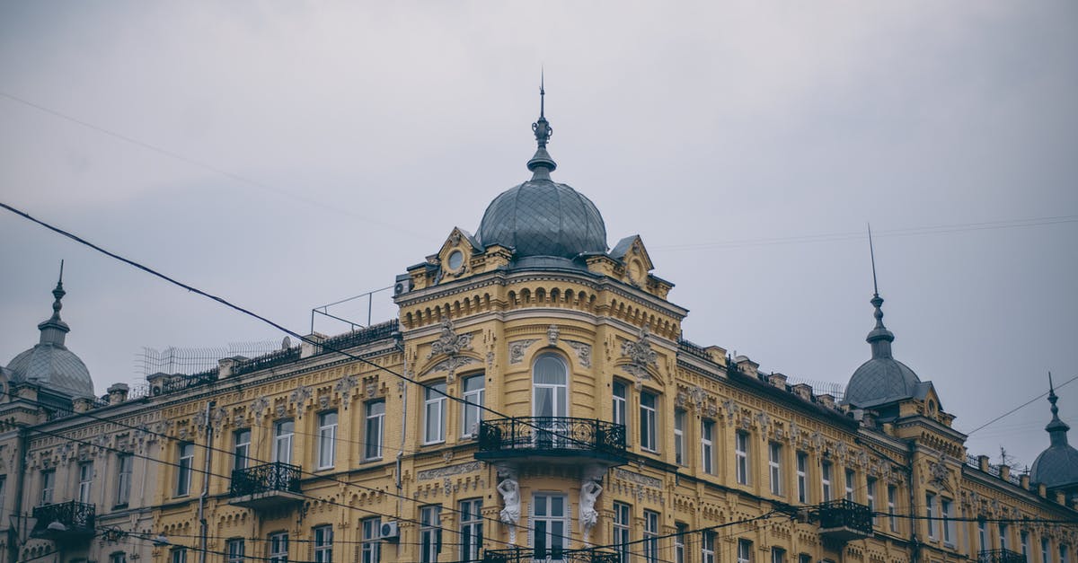 Applying for a German visa in Russia as a non-resident - Ornamental historic building with stucco work