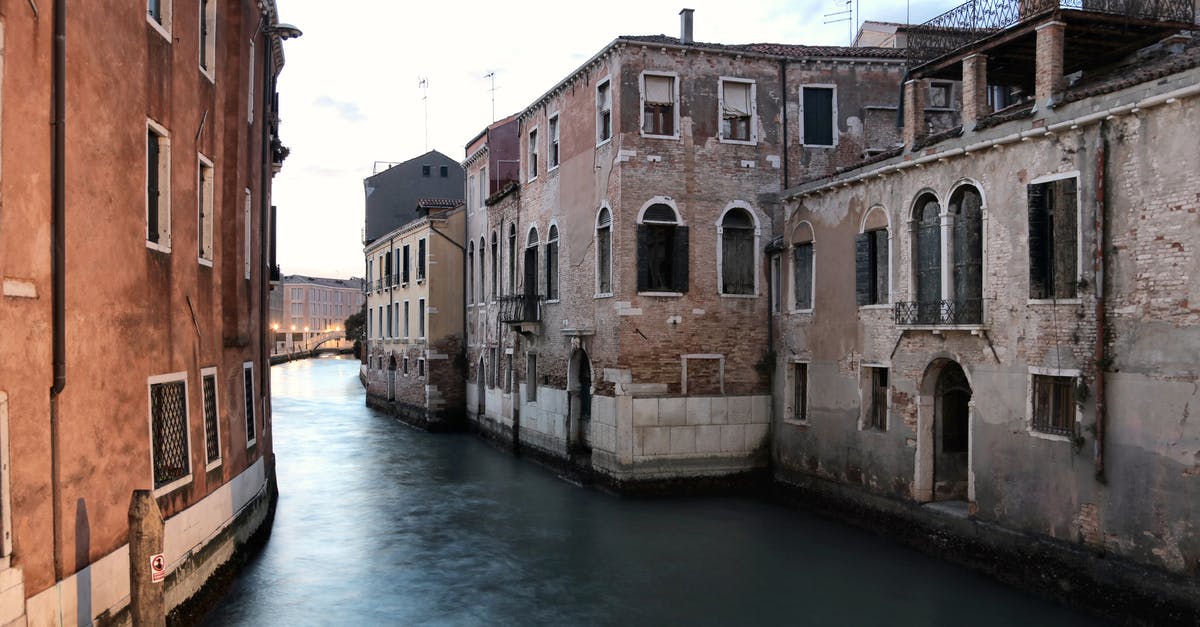 Applying for a Schengen visa early because of another trip - Waterway with old buildings in Venice