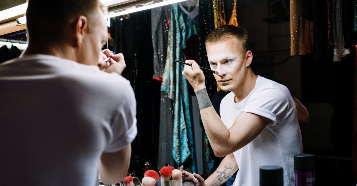 Applying for a Thailand visa, but I don’t have a guarantor yet - Drag Queen Applying Makeup Applying for a Thailand visa, but I don’t have a guarantor yet - Drag Queen Applying Makeup