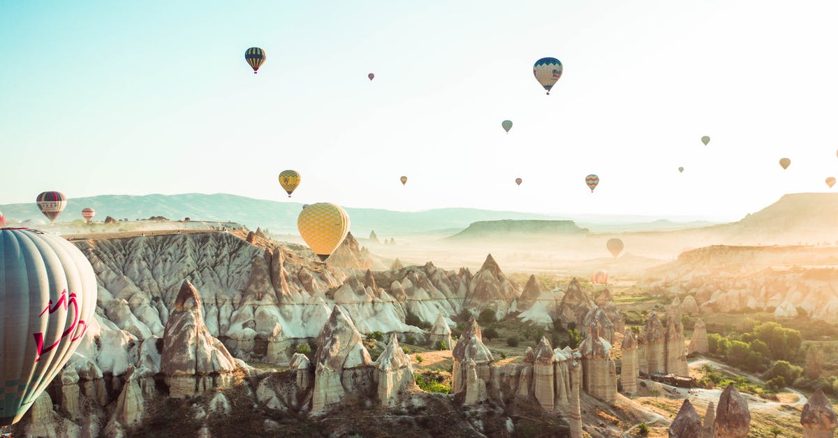 Applying for Schengen visa to travel to Turkey - Photo of Hot Air Balloons on Flight