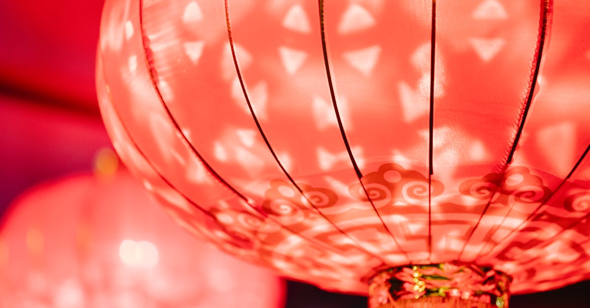 Apps to find local events - Glowing red Chinese lantern for traditional event