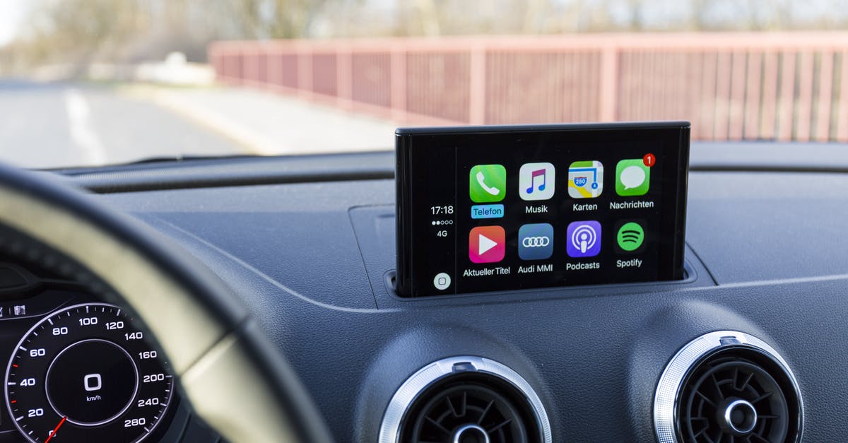 Are Android Auto and Apple Carplay legal to use in UK? - Turned-on Media Player Inside Vehicle