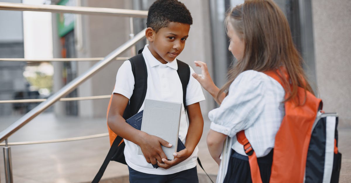 Are backpacks allowed on Eurolines buses? - Children Talking near School