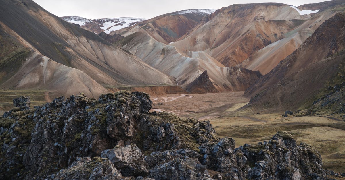 Are hotel reservations necessary in Iceland in April? - Valley with colorful volcanic mountains Landmannalaugar in Iceland