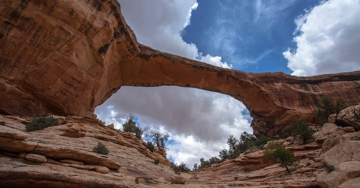 Are Jacob Hamblin Arch and Coyote Natural Bridge manageable in a one-day hike? - Brown Rock Formations