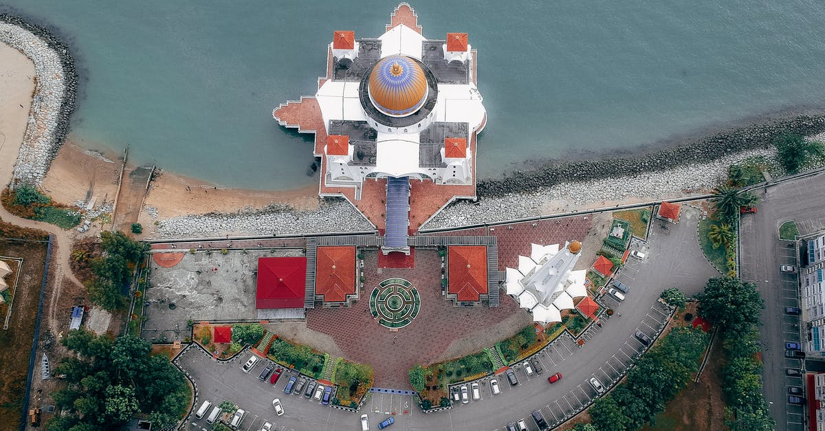 Are non-Muslims allowed to enter mosques in Malaysia? - Top View of Mosque Near Body of Water