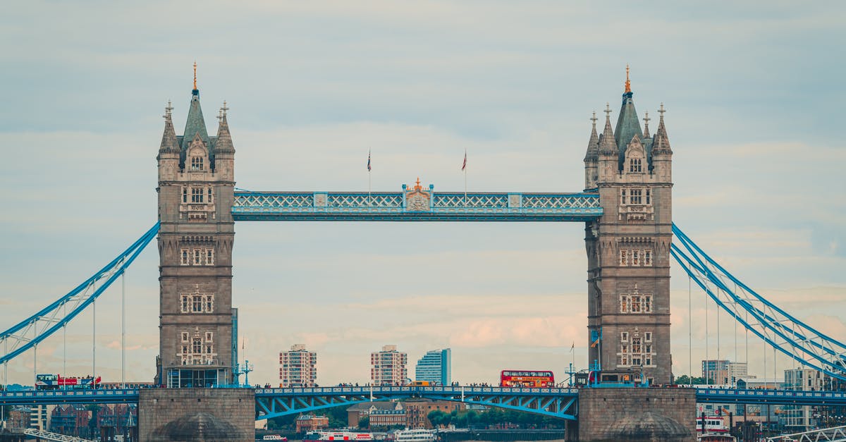 Are restaurants closed on Mondays all over the UK? - Famous Tower Bridge over Thames river