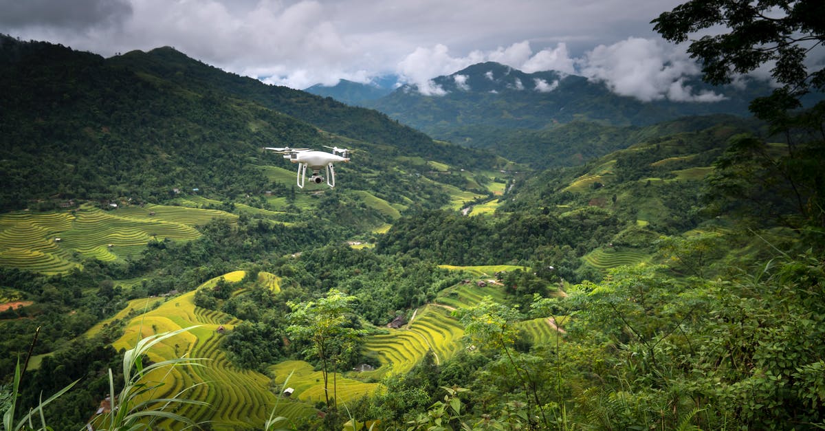 Are restrictions on batteries when flying common in first-world countries? - Photo of a Flying White Drone