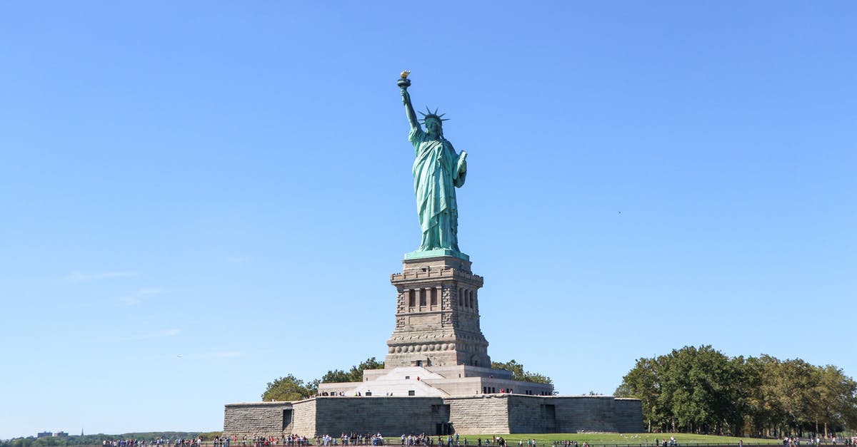 Are souvenir ink stamps at tourist attractions popular in the USA? - Statue of Liberty in the USA