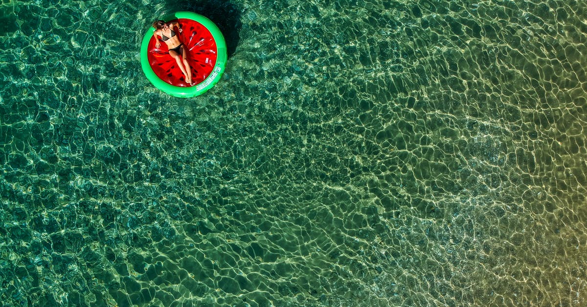 Are the beaches in Rosarito Mexico clean enough for swimming? - Woman Lying on Floater