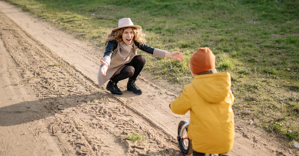 Are the child-friendly trails in the Tatras? - Happy Woman and Child on Bike