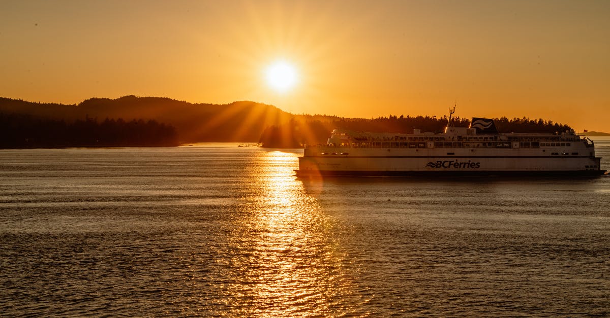 Are the ferries in Scottish islands reliable? - White Ship on Sea during Sunset