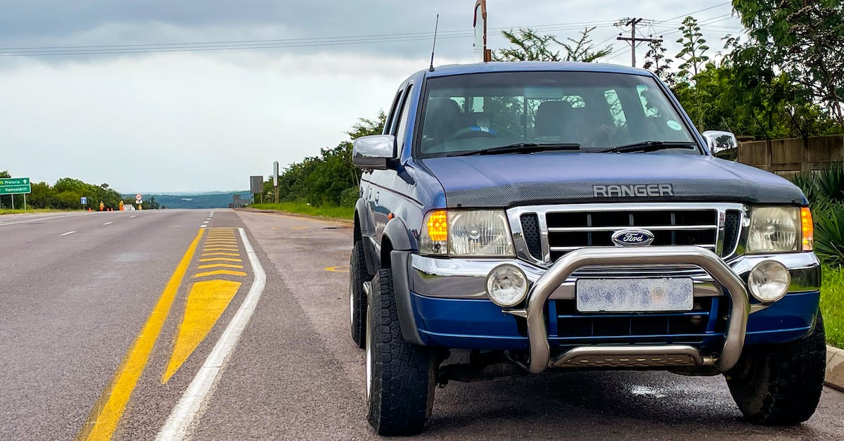 Are there alternatives to the ranger cabins in Algonquin Park? - A Pickup Truck Parked by the Roadside